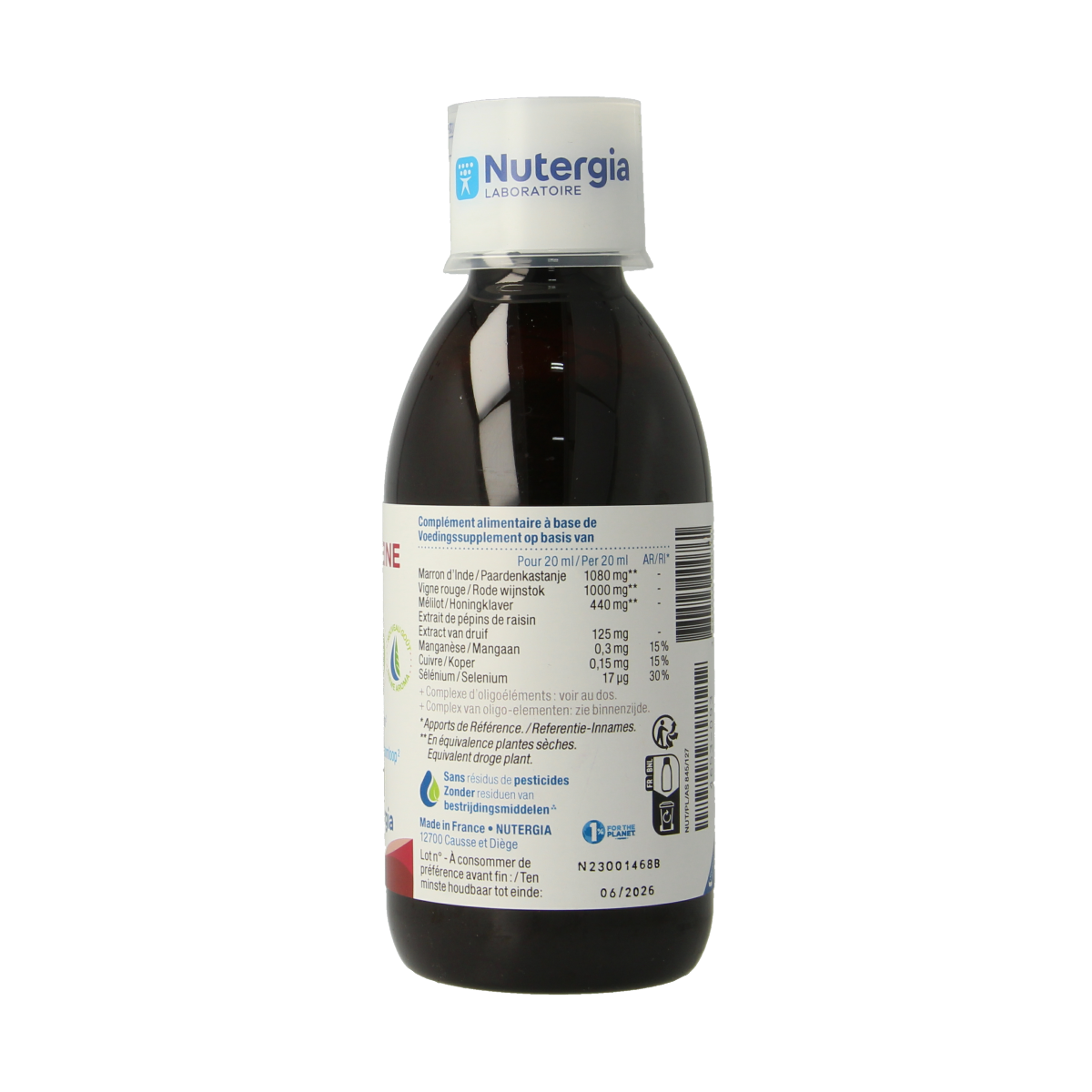 Nutergia Ergyveine 250.00 Milliliter