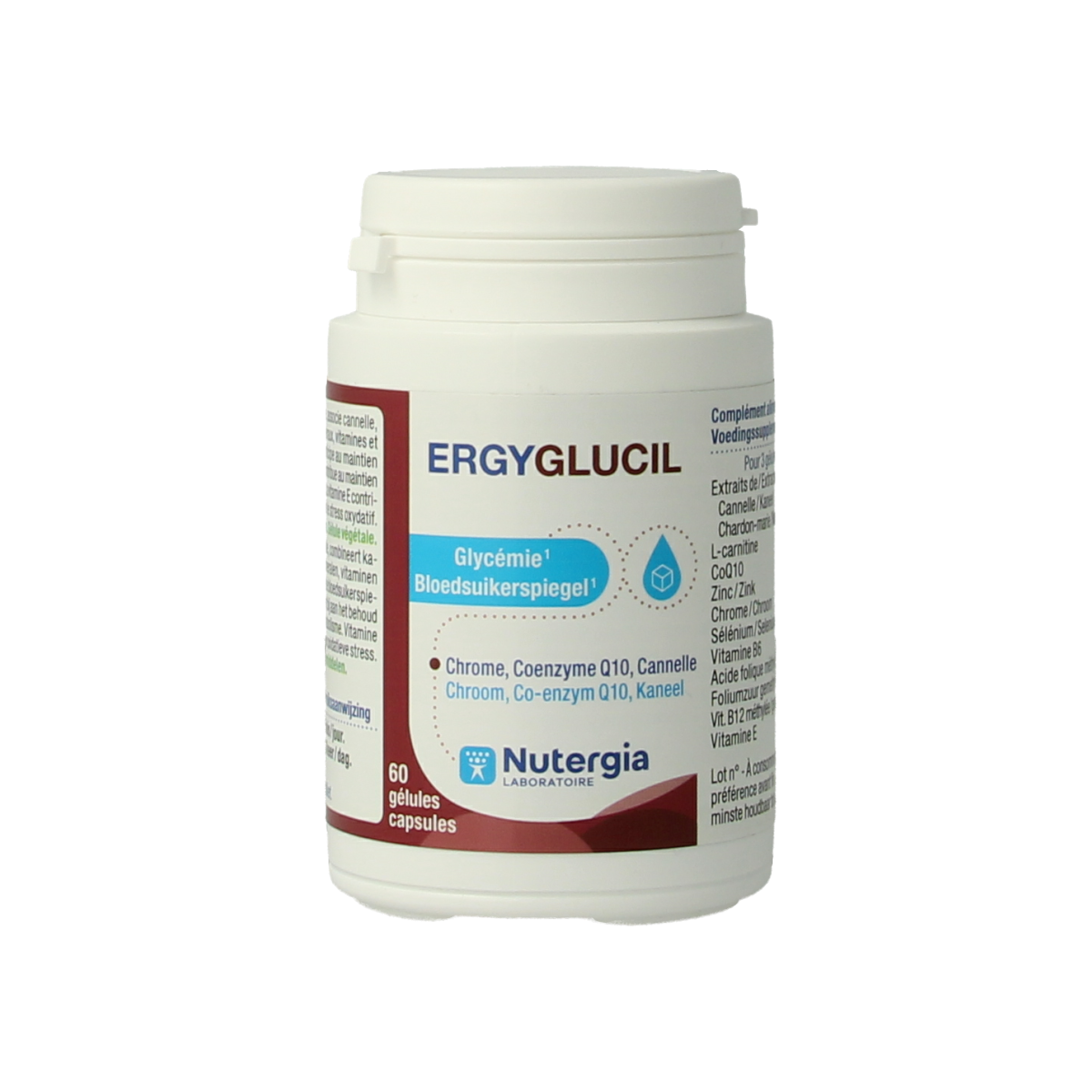 Nutergia Ergyglucil 60.00 Capsules