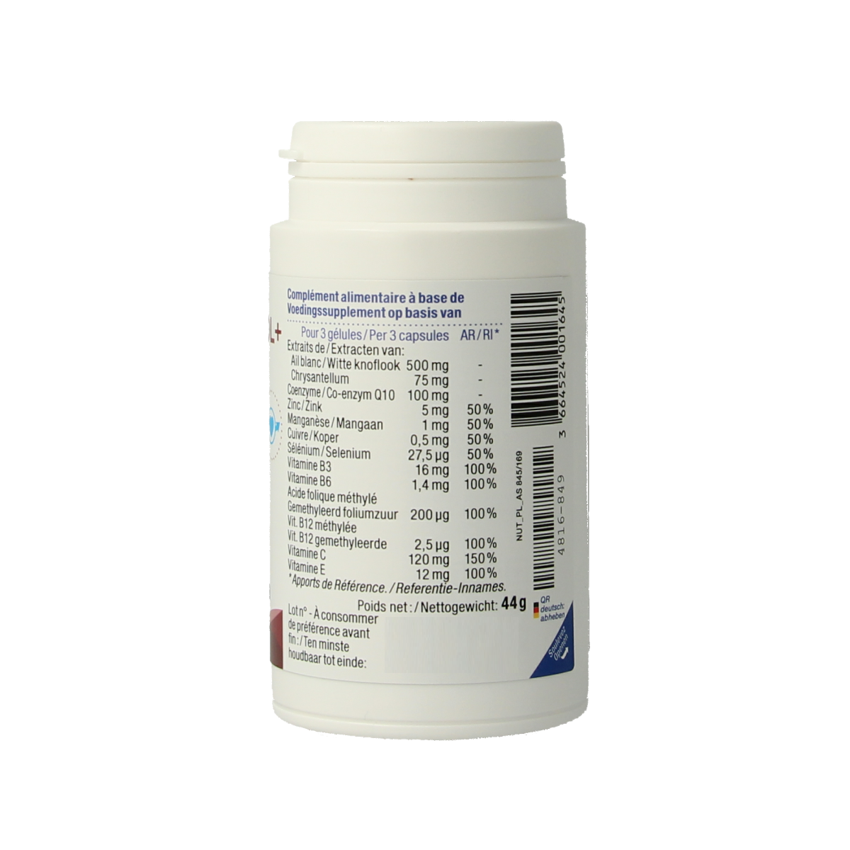 Nutergia Ergysterol+ 90.00 Capsules