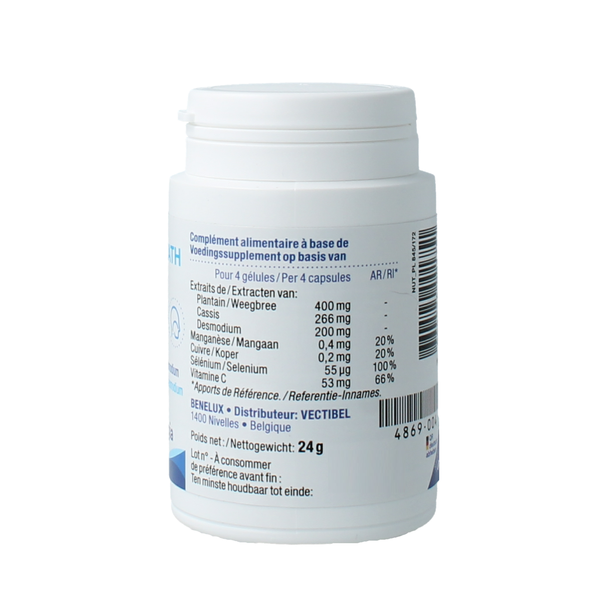 Nutergia Ergybreath 60.00 Capsules