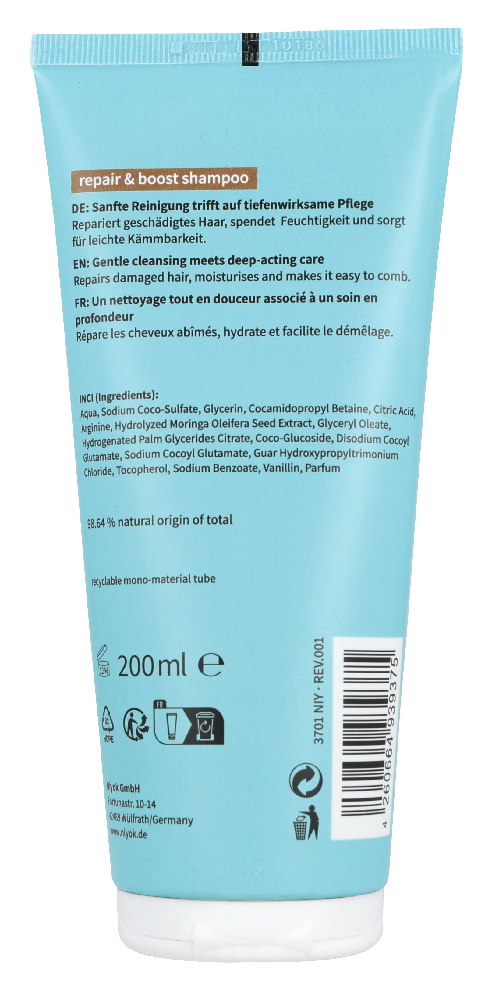 Niyok shampoo Repair & Boost 200.00 Milliliter