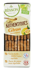 Bisson Authentieke zandkoekjes met citroen bio 183 Gram