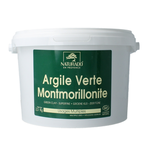 Naturado Argile verte montmorillon seau 2.5 Kilogram