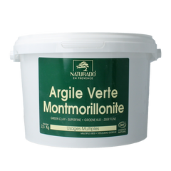 Naturado  Groene klei montmorillon emmer 2.5 Kilogram