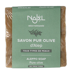 Najel Aleppo Aleppo zeep olijf olie 100% 200.00 Gram