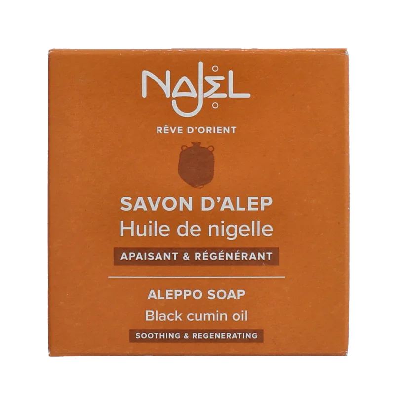 Najel Aleppo Aleppo zeep nigella olie zwarte komijn 100 Gram