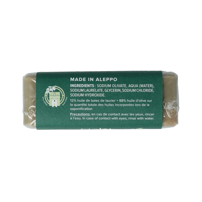 Najel Aleppo Aleppo zeep laurier olie 12% 100 Gram