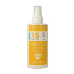 Alphanova Sun Sun bio spray SPF15 vegan 125.00 Milliliter