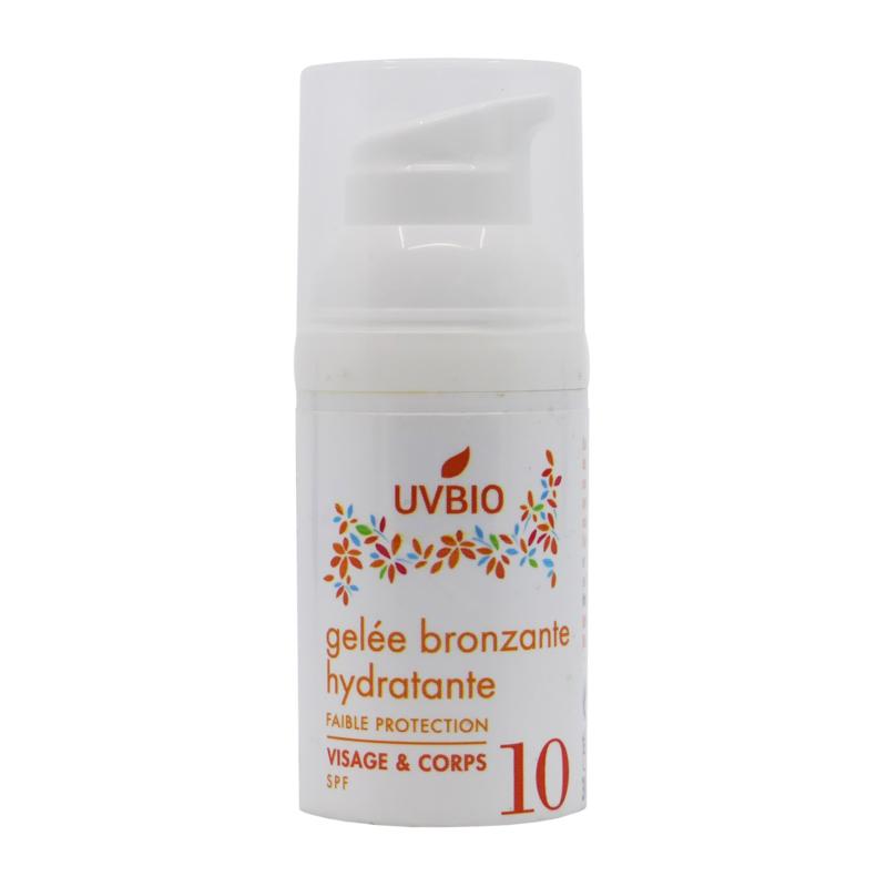 UVBIO Moisturizing tanning gel bio SPF10 30 Milliliter