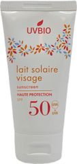 UVBIO Sunscreen face SPF50 bio 50 Milliliter