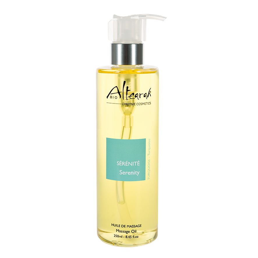 Altearah Massageolie serenity turqoise bio 250 Milliliter