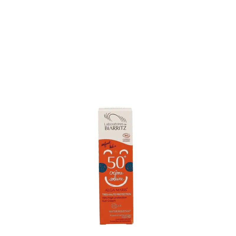 Algamaris Baby/kinder zonnebrand bio SPF50+ 50 Milliliter