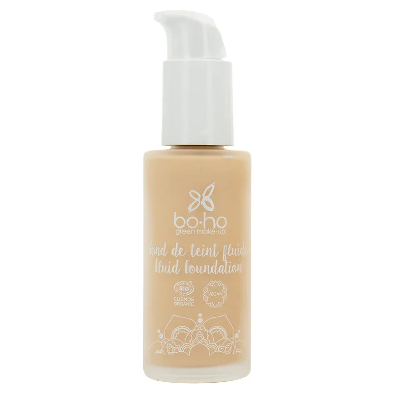 Boho green makeup Liquid foundation 02 ivory 30 Milliliter