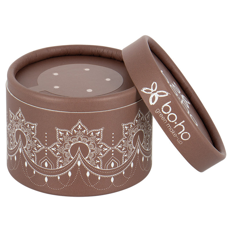 Boho green makeup Mineral loose powder translucent powder white 10.00 Gram