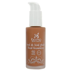 Boho green makeup Liquid foundation 07 caramel brun 30 Milliliter