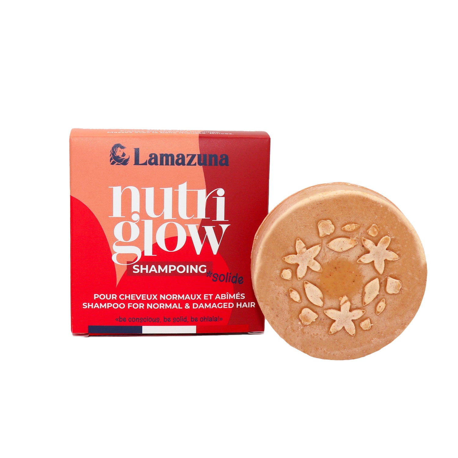 Lamazuna Shampoo bar normaal haar - nutriglow 70 Gram