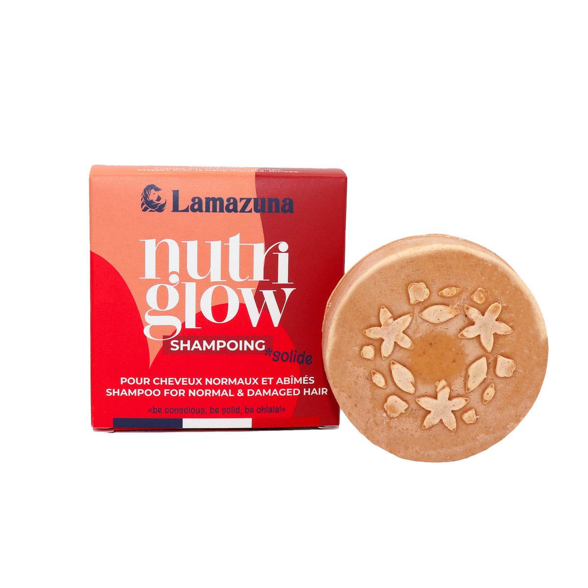 Lamazuna Shampoo bar normaal haar - nutriglow 70 Gram