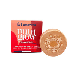 Lamazuna Shampoo bar normaal haar - nutriglow 70 Gram