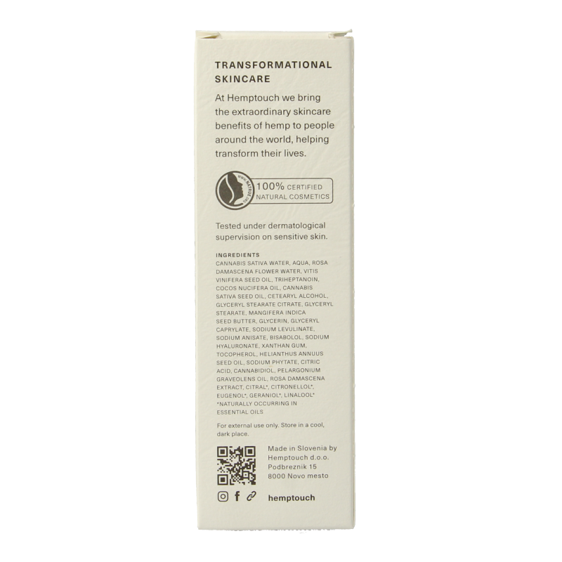 Hemptouch Nurturing face cream 50 Milliliter