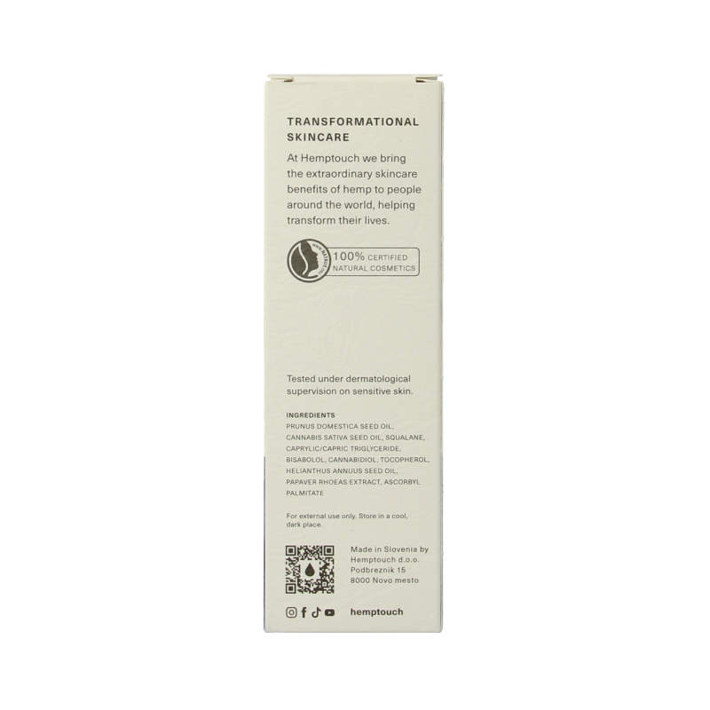 Hemptouch Replenishing anti oxidant face oil 30 Milliliter