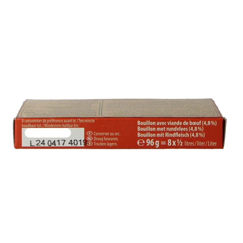 Natur Compagnie Rundvleesbouillon blokjes bio 8 Stuks