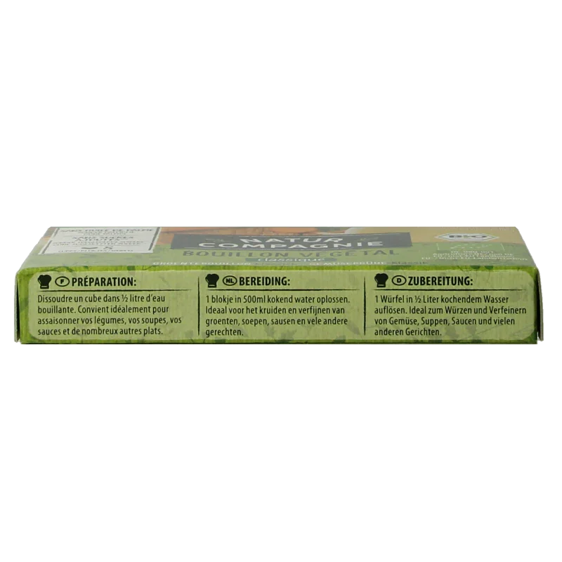 Natur Compagnie Groentebouillonblokjes met zout bio 84 Gram