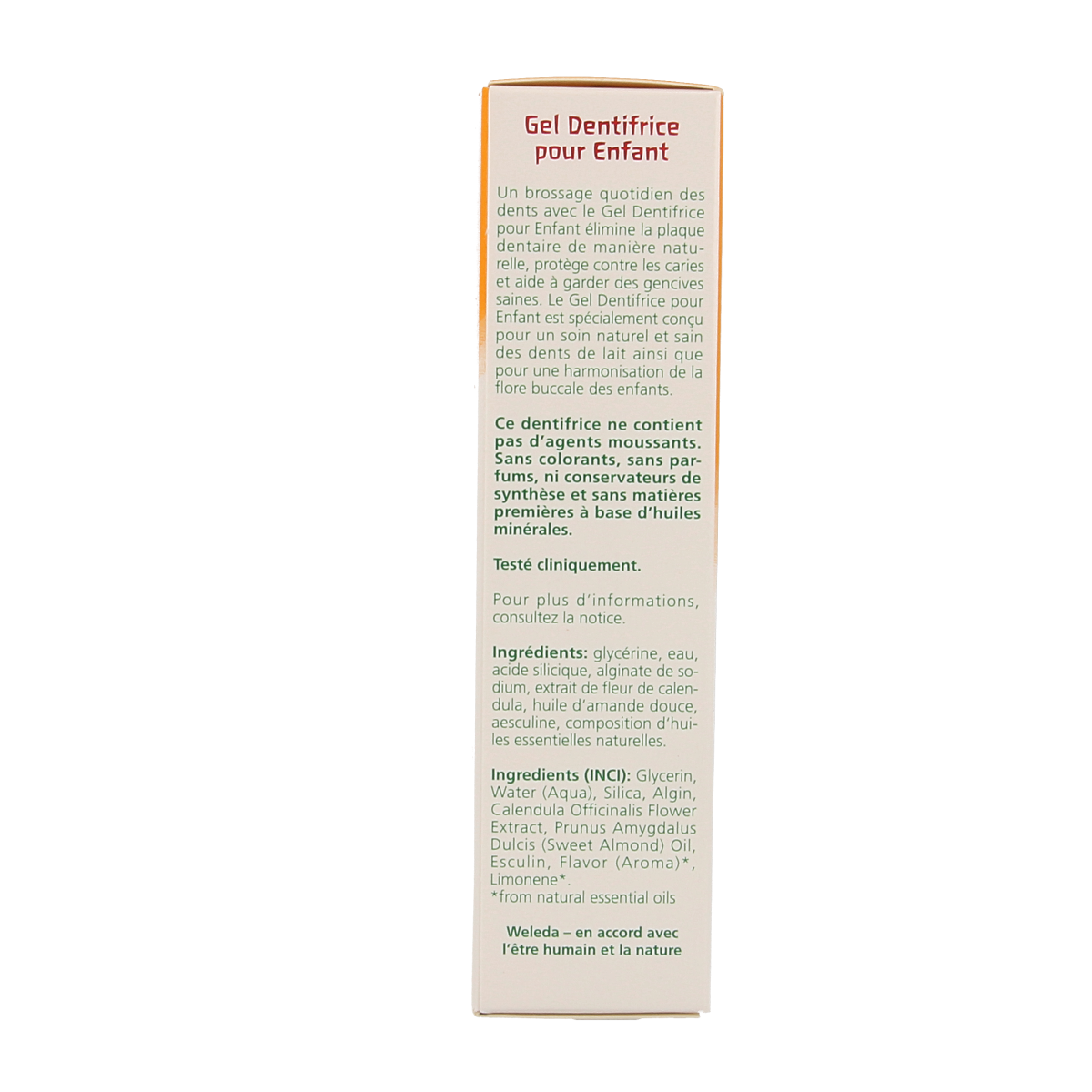 Weleda Oral care kinder tandpasta 50.00 Milliliter