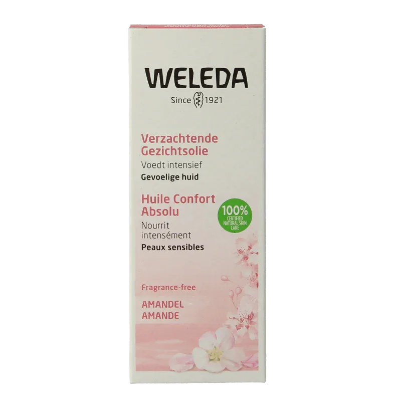 Weleda Amandel verzachtende gezichtsolie  50 Milliliter