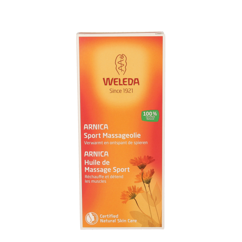 Weleda Arnica sport massageolie 200 Milliliter