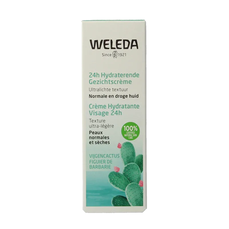 Weleda Vijgencactus 24h hydraterende gezichtscreme  30 Milliliter