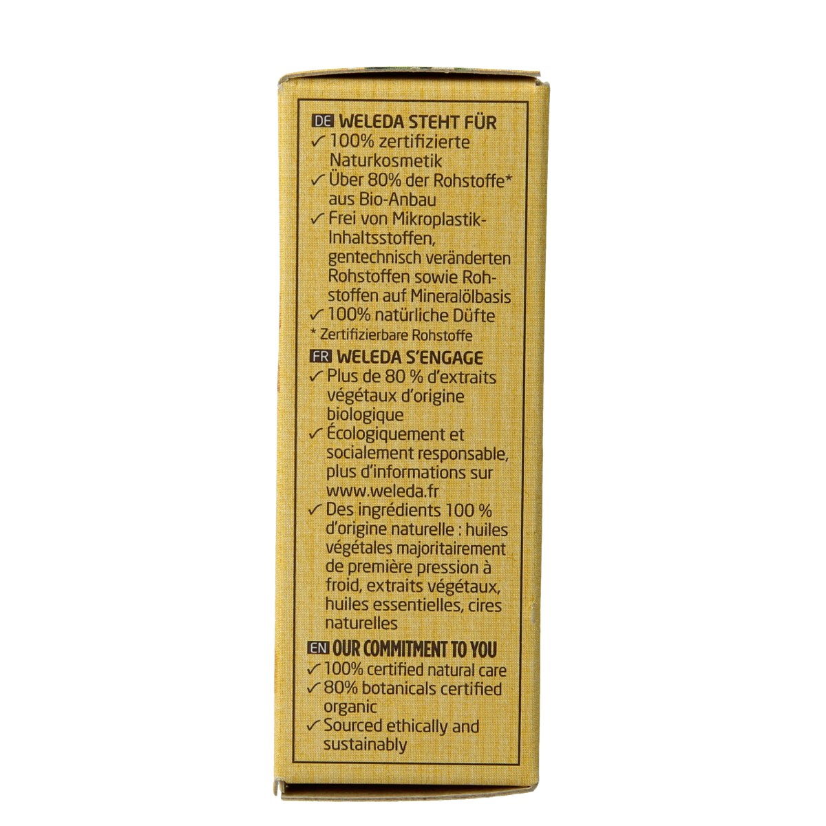 Weleda Shower bar ginger + petitgrain 75.00 Gram