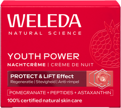 Weleda Youth power nachtcreme granaatappel astaxanthine 40.00 Milliliter