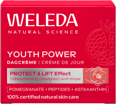 Weleda Youth power dagcreme granaatappel astaxanthine 40.00 Milliliter