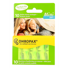 Ohropax Soft geluid mini 10 Stuks