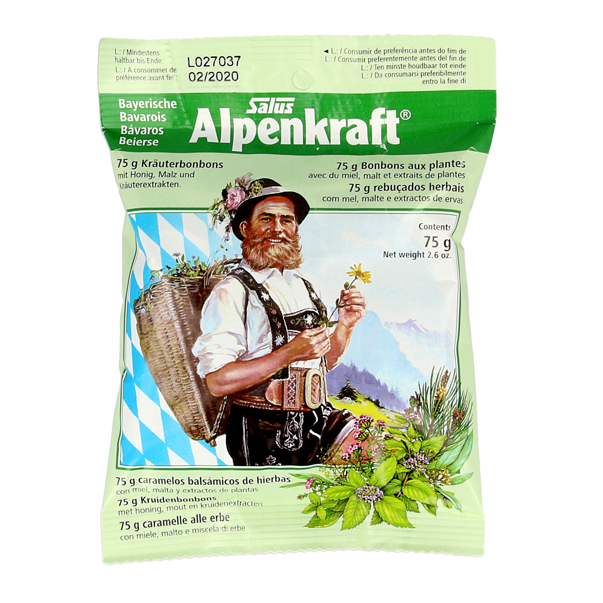 Salus Alpenkraft bonbons 75.00 Gram