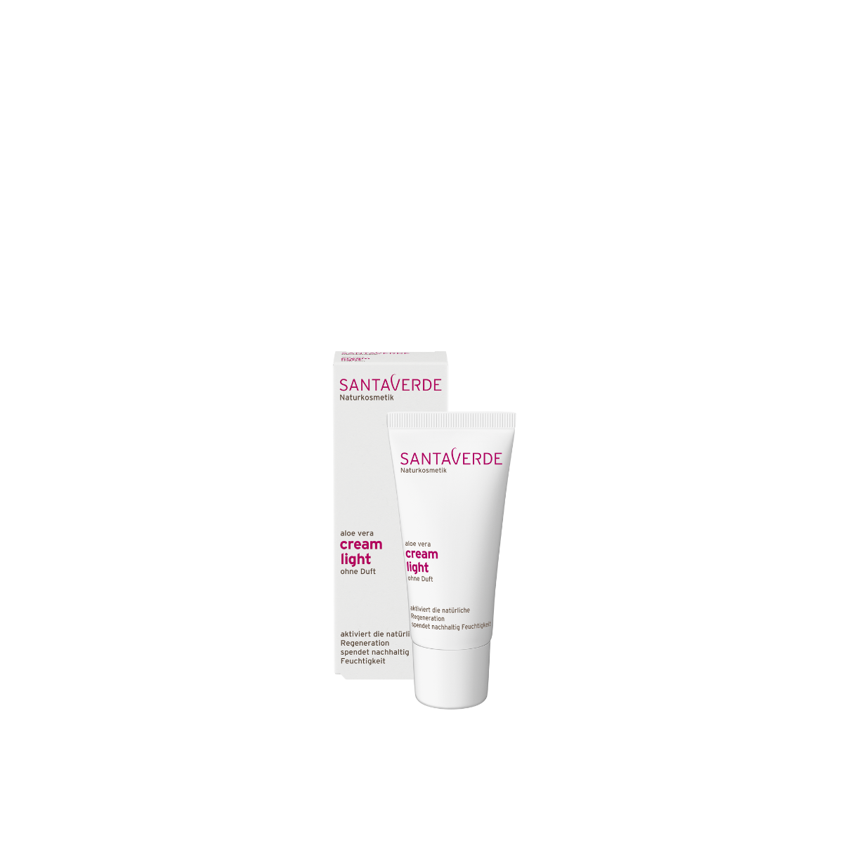 Santaverde Aloe vera cream light parfumvrij 30 Milliliter