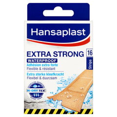 Hansaplast Extra strong waterproof 16 Stuks