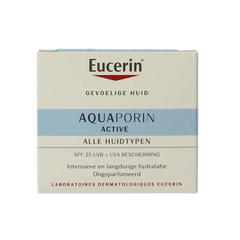 Eucerin Aquaporin active hydraterende creme UVA + SPF25 50 Milliliter