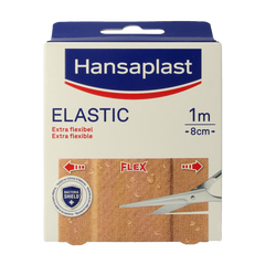 Hansaplast Elastic 1m x 8cm 1.00 Stuks
