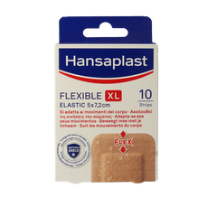 Hansaplast Flexible XL 5 x 7.2cm 10 Stuks