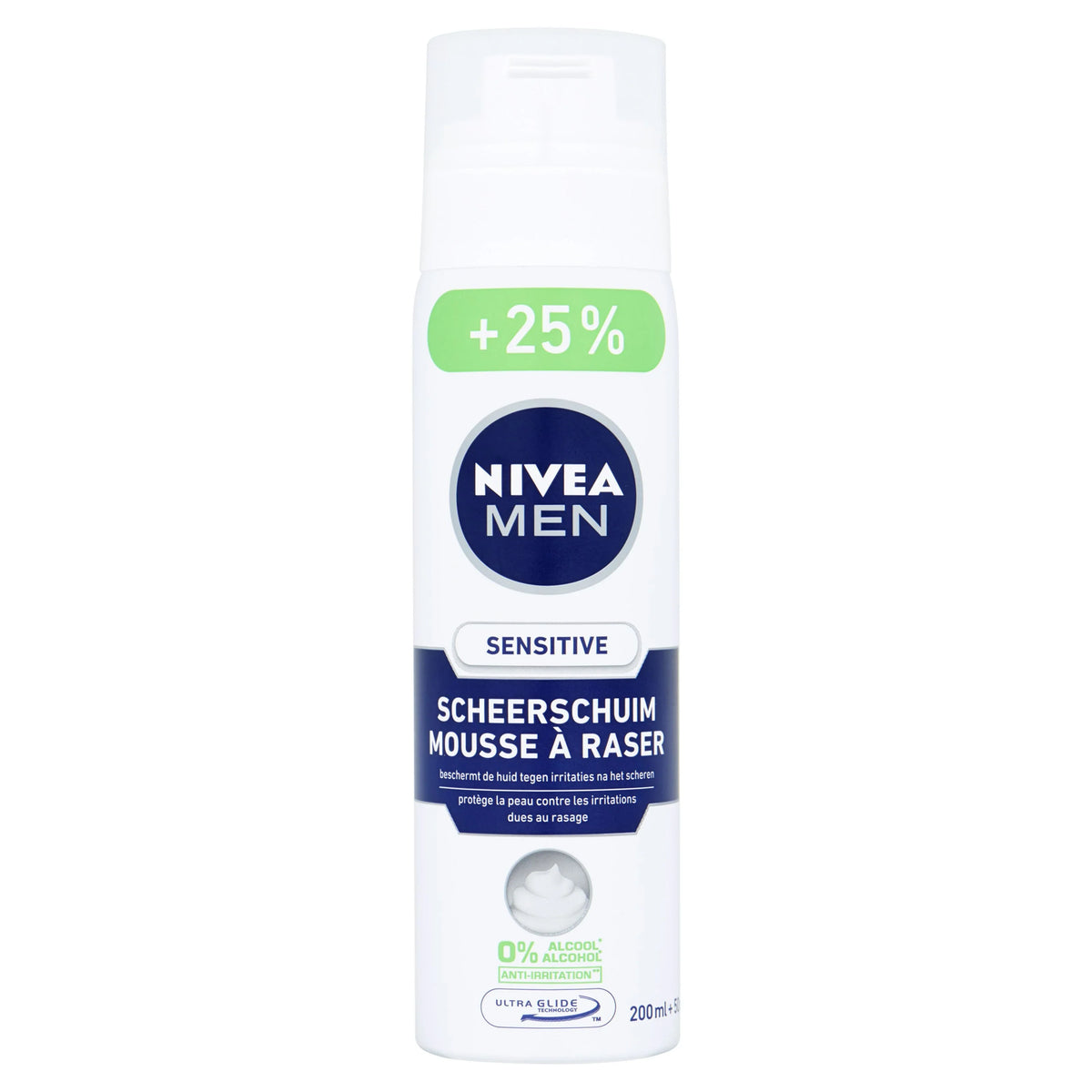 Nivea Men scheerschuim sensitive 250 Milliliter