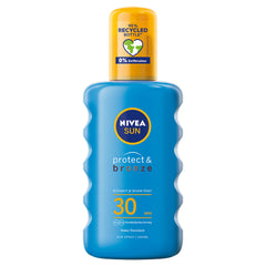 Nivea Sun protect & bronze beschermede spray SPF30 200 Milliliter