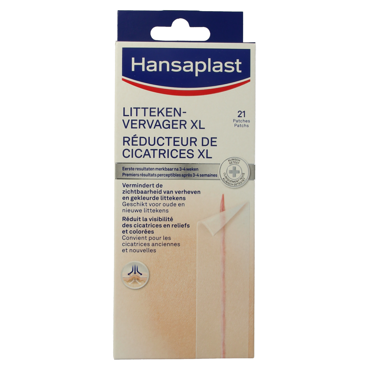 Hansaplast Littekenvervager XL 21.00 Stuks