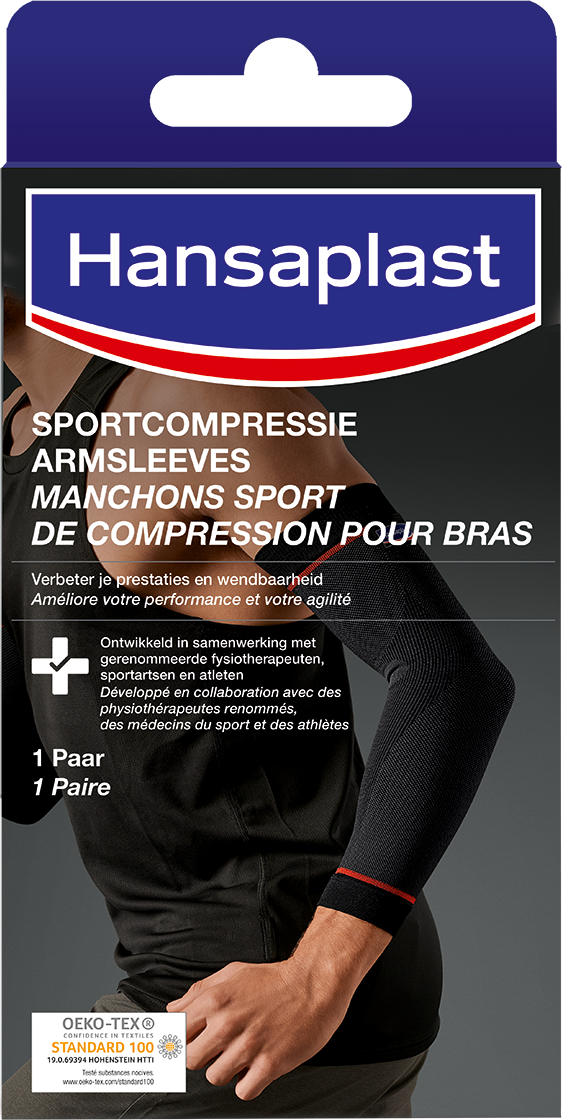 Hansaplast Sportcompressie armsleeves  1 Paar