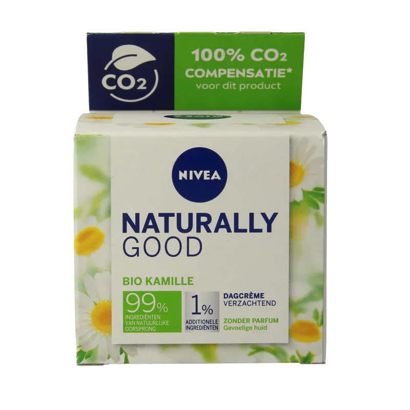 Nivea Naturally pure dagcreme sensitive skin 50 Milliliter