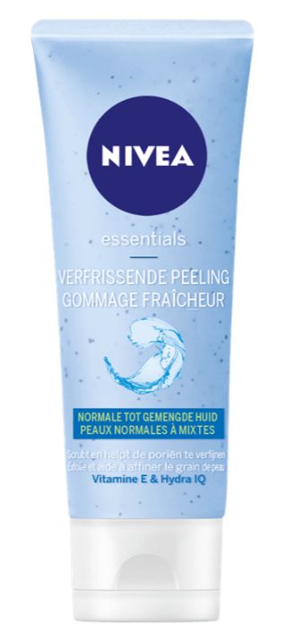 Nivea Essentials rice scrub normale huid 75 Milliliter