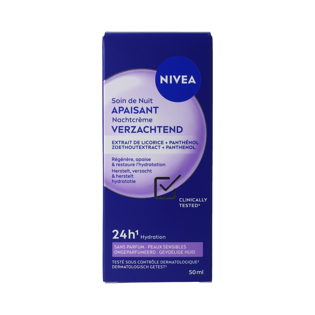 Nivea Nachtcème verzachtend 50.00 Milliliter