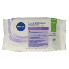 Nivea Sensitive reinigingsdoekjes 25 Stuks