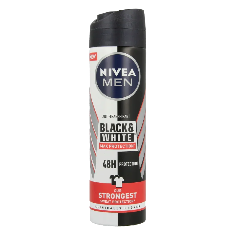 Nivea Men deodorant spray black & white max protection  150 Milliliter