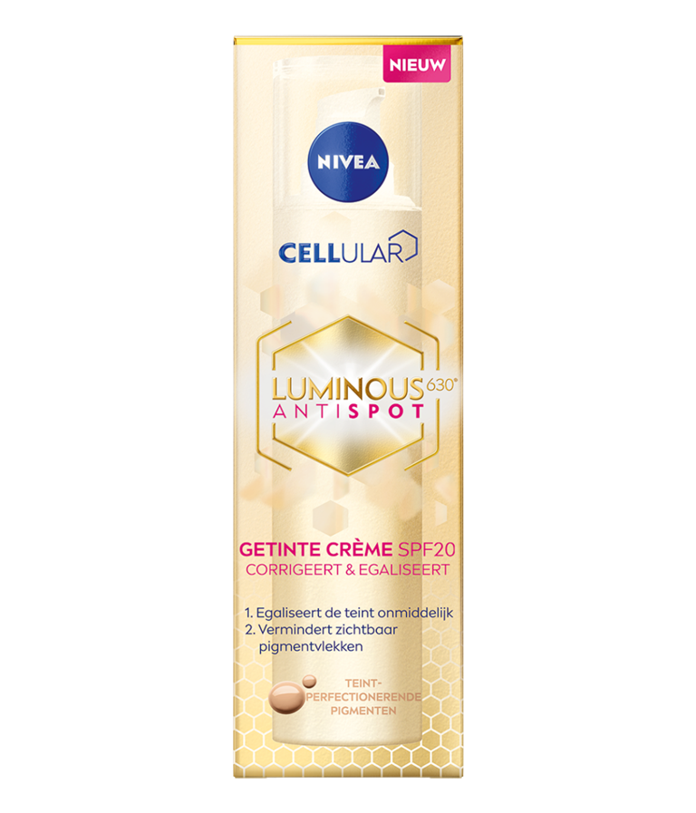 Nivea Luminous 630 getinte dagcreme SPF20 40 Milliliter
